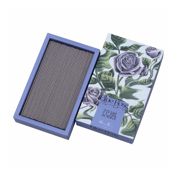 日本香堂 花風プラチナ ブルーローズ(代引不可)【送料無料】のサムネイル