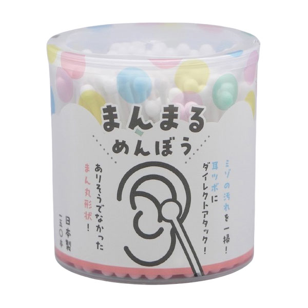 【単品6個セット】 まんまるめんぼう(代引不可)