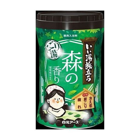 【単品18個セット】 いい湯旅立ちボトル にごり湯 森の香り(代引不可)【送料無料】(4)
