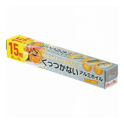 【単品12個セット】 大和物産 7115増量くっつかないホイル25CM×15M(代引不可)【送料無料】