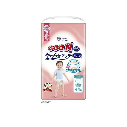 大王製紙 グ~ンプラス肌快適設計 パンツLサイズ 44枚(代引不可)【送料無料】 大王製紙 グ~ンプラス肌快適設計 パンツLサイズ 44枚(代引不可)【送料無料】