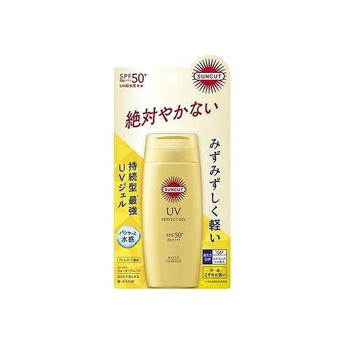 【商品詳細】【SPF50＋　PA＋＋＋＋UV耐水性★★】高耐久×高耐水で強烈紫外線から徹底ガードする、持続型※UVジェル。みずみずしく軽い使用感で、肌にしっかり密着し、花粉・ちり・ほこり・PM2．5などの環境ストレスからもまもります。海の環境に配慮した処方です。※国内基準自社最高値成分:水・エタノール・メトキシケイヒ酸エチルヘキシル・安息香酸アルキル（C12−15）・ジ（カプリル酸／カプリン酸）PG・エチルヘキシルトリアゾン・ビスエチルヘキシルオキシフェノールメトキシフェニルトリアジン・ジエチルアミノヒドロキシベンゾイル安息香酸ヘキシル・BG・シリカ・イソドデカン・DPG・カミツレ花エキス・セージ葉エキス・ヒアルロン酸Na・ホホバ種子油・加水分解コラーゲン・BHT・PEG−10水添ヒマシ油・TEA・（アクリレーツ／アクリル酸アルキル（C10−30））クロスポリマー・（アクリレーツ／メタクリル酸ベヘネス−25）コポリマー・（アクリロイルジメチルタウリンアンモニウム／メタクリル酸ベヘネス−25）クロスポリマー・（ジメチコン／フェニルビニルジメチコン）クロスポリマー・カルボマー・キサンタンガム・ジフェニルシロキシフェニルトリメチコン・ステアリン酸イヌリン・ステアリン酸ポリグリセリル−10・トリメチルシロキシケイ酸・ポリシリコーン−15・ラウロイルグルタミン酸Na・フェノキシエタノール商品区分:化粧品メーカー名:コーセーコスメポート生産国:日本内容量:80G【代引きについて】こちらの商品は、代引きでの出荷は受け付けておりません。【送料について】北海道、沖縄、離島は送料を頂きます。