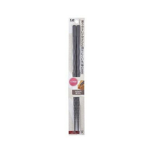 【単品12個セット】 KK 握りやすい菜箸 27cm ヘラ付き 貝印(代引不可)【送料無料】