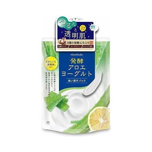 【単品6個セット】 アロインス化粧品 発酵アロエヨーグルト 洗い流すパック 化粧品 パック 化粧パック(代引不可)【送料無料】