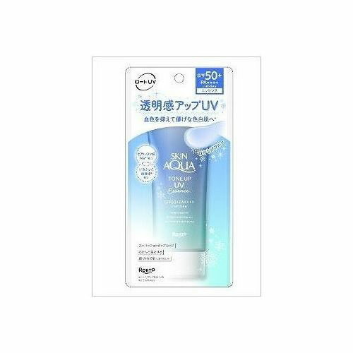 【単品8個セット】 ロート製薬 スキンアクア トーンアップUV エッセンスブルー 日焼け止め UV トーンアップ エッセンス SPF50(代引不可)【送料無料】 【単品8個セット】 ロート製薬 スキンアクア トーンアップUV エッセンスブルー 日焼け止め UV トーンアップ エッセンス SPF50(代引不可)【送料無料】