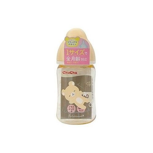 【単品6個セット】 ジェクス チュチュ マルチフィット 広口タイプ プラスチック製ほ乳びん160mL(リラックマ) 哺乳瓶 ベビー 赤ちゃん 赤ちゃん用品(代引不可)【送料無料】
