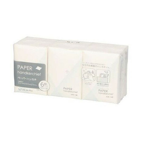 【単品4個セット】 ペーパーハンカチ60枚 ライフ堂(代引不可)