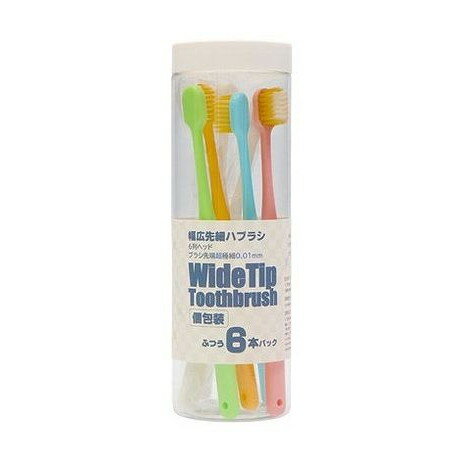 【単品15個セット】 幅広先細ハブラシ 6P K.K物産(代引不可)【送料無料】 【単品15個セット】 幅広先細ハブラシ 6P K.K物産(代引不可)【送料無料】