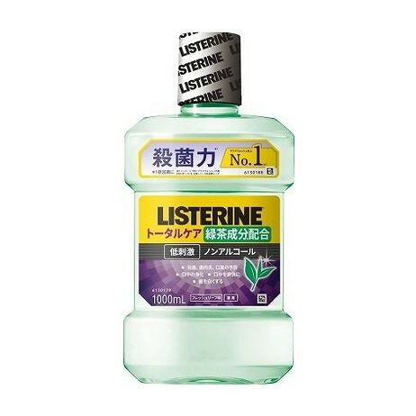 【単品6個セット】 薬用リステリン トータルケア グリーンティー 1000ML JNTLコンシューマーヘルス(代引不可)【送料無料】