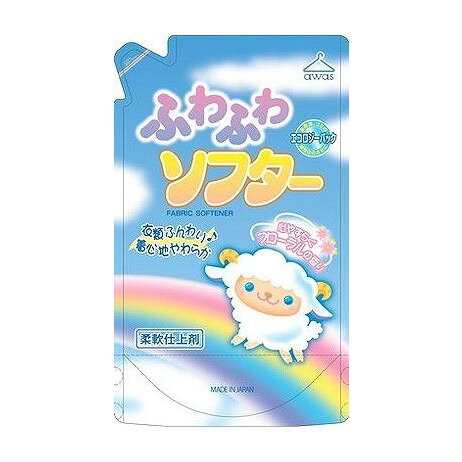【単品4個セット】 ふわふわソフター1500МL詰替用 ロケット石鹸(代引不可)