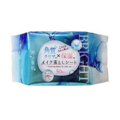 【商品詳細】お肌にやさしいやわらかいタイプのコットンシートなので肌に負担をかけずにメイクが拭き取れます　フルーツ酸角質クリア成分とヒアルロン酸保湿成分配合成分:水、エタノール、PEG-25水添ヒマシ油、BG、PEG/PPG-10/30コポリマー、DPG、エチルヘキサン酸セチル、安息香酸Na、メチルパラベン、EDTA-2Na、クエン酸Na、ヒアルロン酸Na、サンザシエキス、ナツメ果実エキス、グレープフルーツ果実エキス、リンゴ果実エキス、オレンジ果実エキス、レモン果汁、ライム果汁、フェノキシエタノール、ブチルカルバミン酸ヨウ化プロピニル、ヒドロキシプロピルシクロデキストリン、ポリアミノプロピルビグアニド商品区分:化粧品メーカー名:昭和紙工生産国・加工国:日本内容量:50枚【代引きについて】こちらの商品は、代引きでの出荷は受け付けておりません。【送料について】北海道、沖縄、離島は送料を頂きます。