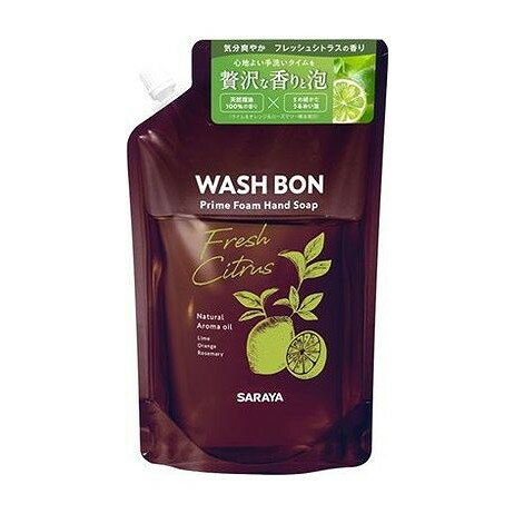 プライムフォーム フレッシュシトラス 詰替 500ML サラヤ(代引不可)(4)