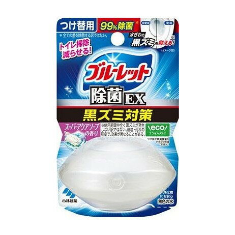 【単品8個セット】 液体ブルーレット おくだけ 除菌EX スーパーアクアソープの香り つけ替 67ML(代引不可)【送料無料】