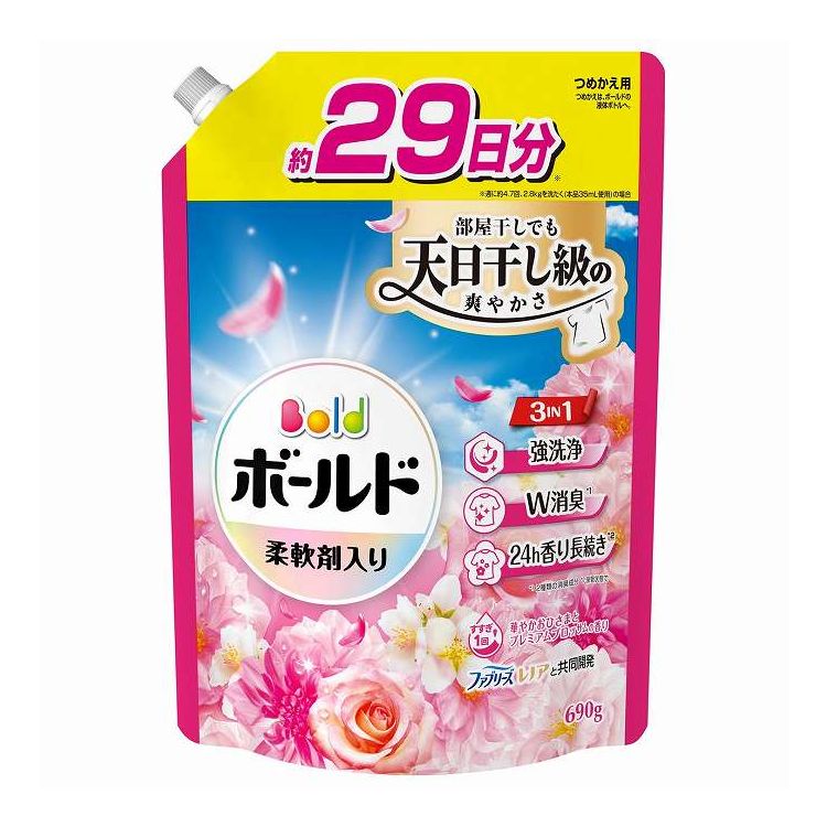 ボールドジェル華やかプレミアムブロッサムの香りつめかえ用超特大サイズ P&Gジャパン(代引不可)
