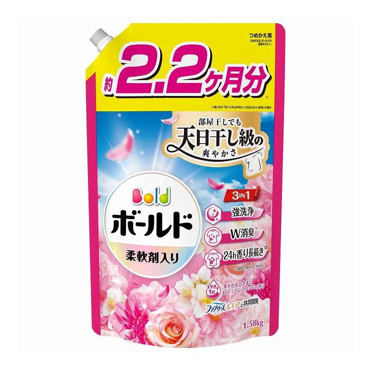 ボールドジェル華やかプレミアムブロッサムの香りつめかえ用ウルトラジャンボサイズ P&Gジャパン(代引..