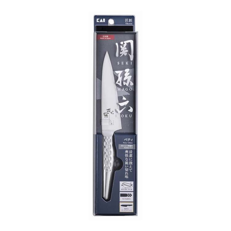 【単品6個セット】 関孫六 匠創 ペティ120mm 貝印(代引不可)【送料無料】(3)