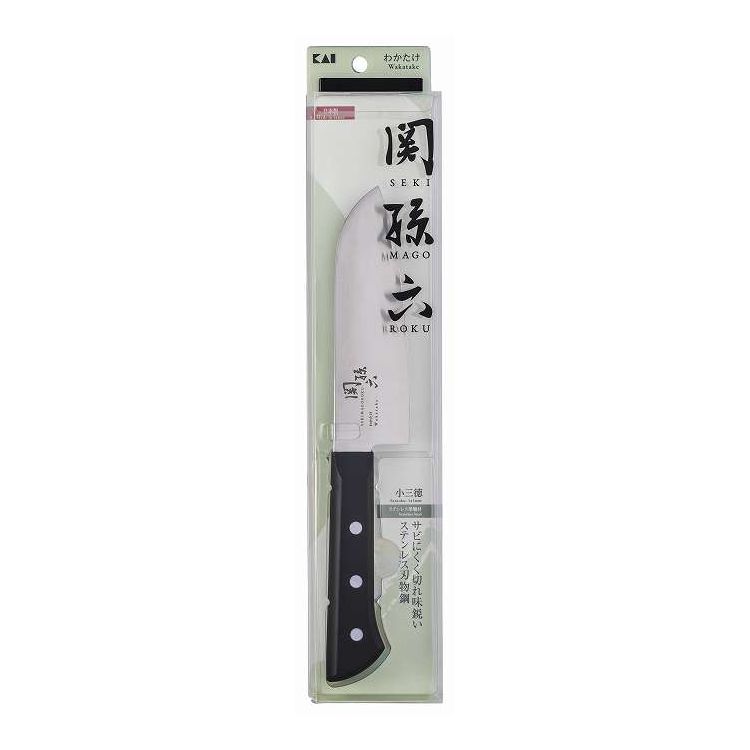 【商品詳細】鋼材：サビにくくメンテナンスがしやすいステンレス単層鋼の刃体です。食洗器：食器洗い乾燥機にご使用いただけます。※機種や洗剤の種類、洗浄後の庫内の湿度等により刃体にサビが出る場合があります。利き手：左利き右利き兼用です。研ぎ直し：角砥石や簡易研ぎ器で研ぎ直しすることができます。成分:刃体：ステンレス刃物鋼（刃付け形状／両刃付け）柄：ポリプロピレン（耐熱温度110℃）、ナイロン（耐熱温度170℃）商品区分:日用雑貨品、他メーカー名:貝印生産国・加工国:日本内容量:1個【代引きについて】こちらの商品は、代引きでの出荷は受け付けておりません。【送料について】北海道、沖縄、離島は送料を頂きます。