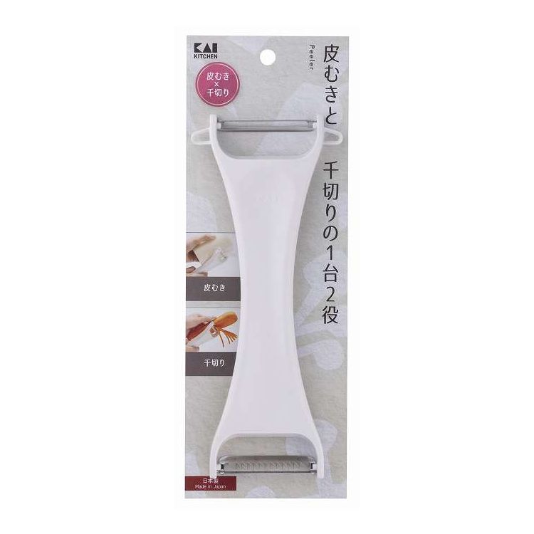 【単品14個セット】 KK 両用ピーラー 皮むき&千切り 貝印(代引不可)【送料無料】