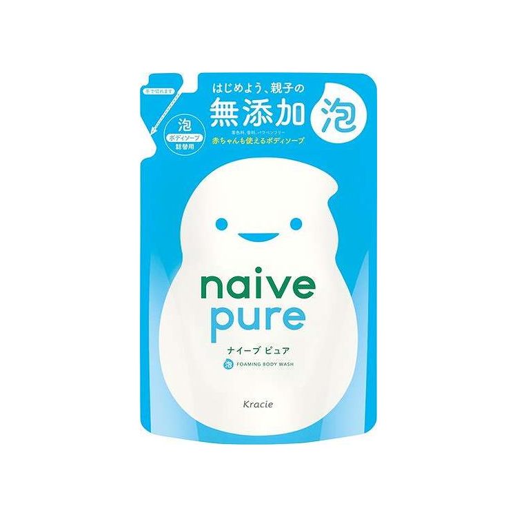 Soaps, Body Washes - 【単品6個セット】 クラシエ ナイーブピュア 泡ボディソープ 詰替用(代引不可)【送料無料】