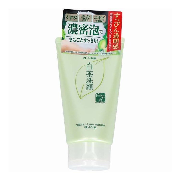 [단품 11 개 세트] 로트 제약 白茶爽 白茶 반죽 비누 120g 클렌징 세안 (대인 불가) [무료 배송]