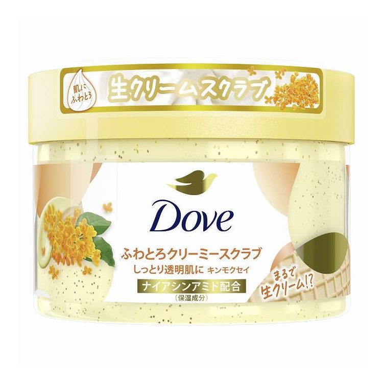 【単品4個セット】 ユニリーバ・ジャパン ダヴ ふわとろクリーミースクラブ キンモクセイ 298G(代引不可)【送料無料】