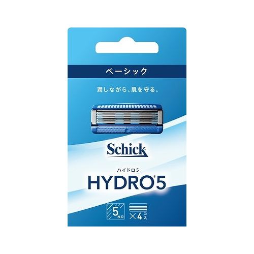 ハイドロ5 ベーシック 替刃 (4コ入)(代引不可)【送料無料】