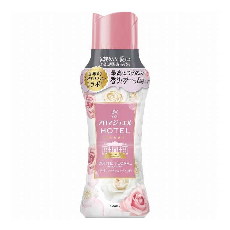 【単品8個セット】 P&Gジャパン レノアアロマジュエルホワイトフローラル&サボンの香り本体 420mL(代引不可)【送料無料】