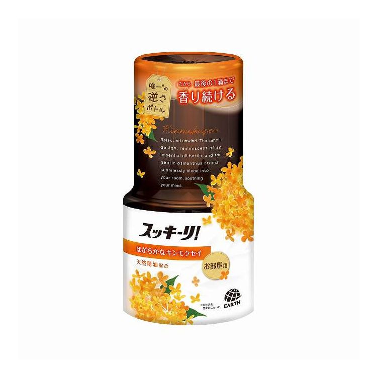 【単品8個セット】 アース製薬 スッキーリ! お部屋用 キンモクセイ 400ml(代引不可)【送料無料】(3.0)