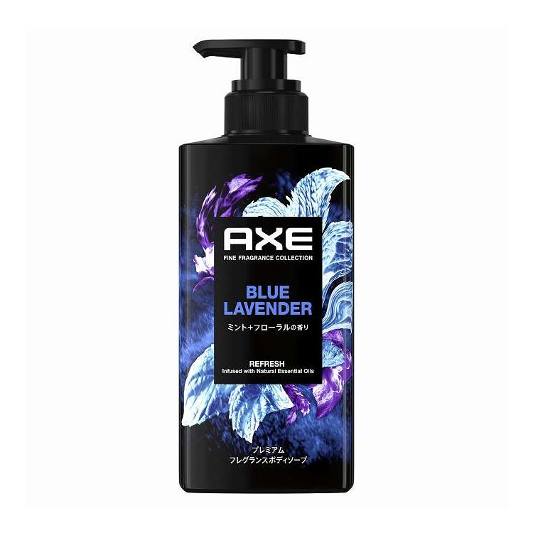 【単品15個セット】 ユニリーバ・ジャパン アックス プレミアムフレグランス ボディソープ ブルーラベンダー ポンプ 440G(代引不可)【送料無料】