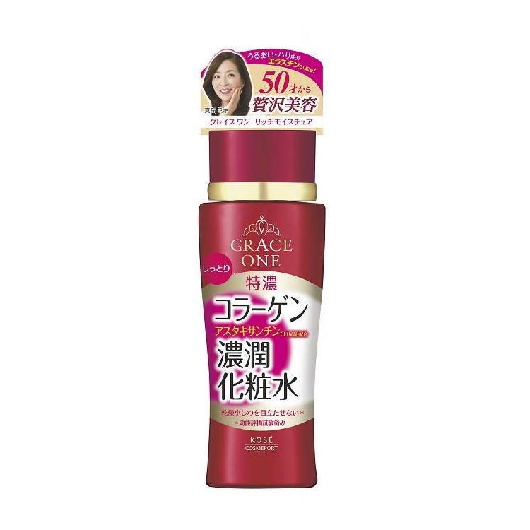 【単品10個セット】 コーセーコスメポート グレイスワンディープモイスチュアローションしっとり 180ml(代引不可)【送料無料】