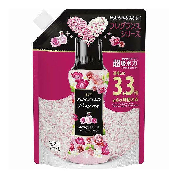 【単品7個セット】 レノア アロマジュエルアンティークローズ&フローラルの香り つめかえ 用超特大サイズ P&G 1410ml(代引不可)【送料無料】