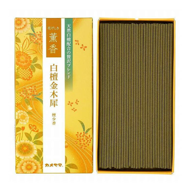 incense Sticks - 【単品10個セット】 花げしき 薫香 白檀金木犀 カメヤマ 100g(代引不可)【送料無料】