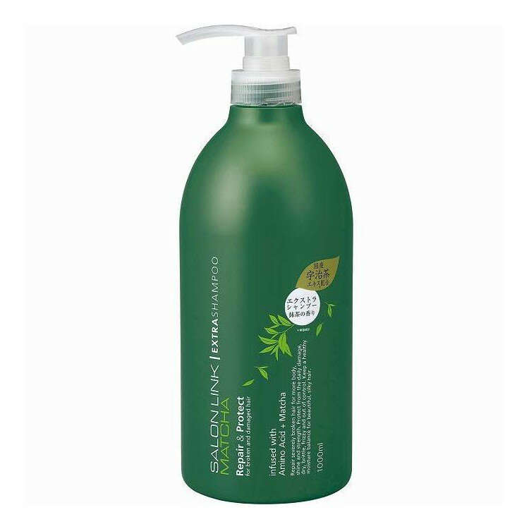 Other - 【単品7個セット】 サロンリンク エクストラ シャンプー 抹茶の香り 熊野油脂 1000mL(代引不可)【送料無料】