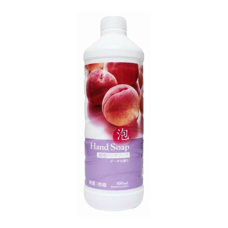 【単品18個セット】 ラブライン薬用泡ハンドソープ詰替 ミツエイ 450mL(代引不可)【送料無料】