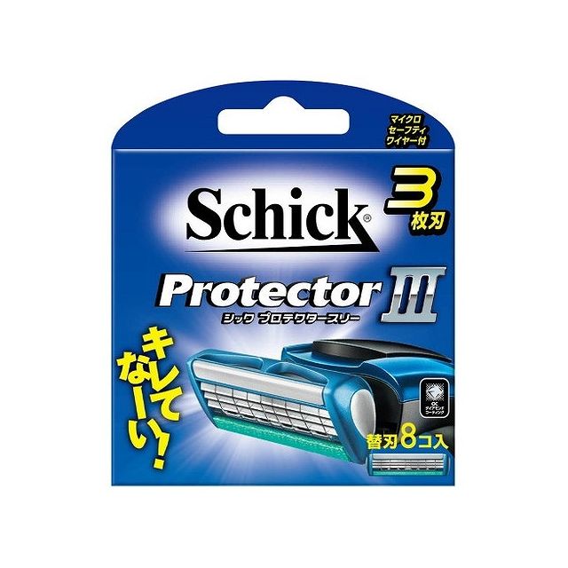 【単品1個セット】シック プロテクタースリー替刃(8コ入)(代引不可)【メール便(ゆうパケット)】【送料無料】