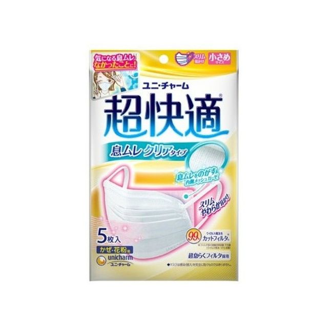 ※メーカーの都合により予告なくパッケージ、仕様等が変更となる場合がございます。当店はJANコードにて管理を行っている為、それに伴う返品、交換等はお受けしておりませんので事前にご了承の上お買い求めください。※こちらの商品は単品商品が1個セットでの販売となります。↓↓↓以下、単品商品説明分↓↓↓【商品詳細】独自の超息らくフィルタで息苦しくない！スリムやわらか耳かけで耳が痛くなりにくく99％カットフィルタでしっかりブロックするから基本機能も安心製造国：日本発売元、製造元、輸入元又は販売元ユニ・チャーム【発送について】ゆうパケット（郵便受けへの投函配達）でお届けいたします。※他の商品との同梱不可【代引きについて】こちらの商品は、代引きでの出荷は受け付けておりません。