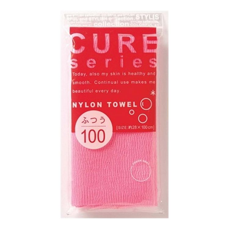 Nylon, Rayon, Polyester - 【単品1個セット】広島共和物産 Aクア2ナイロンタオル100普通P(代引不可)【メール便（ゆうパケット）】