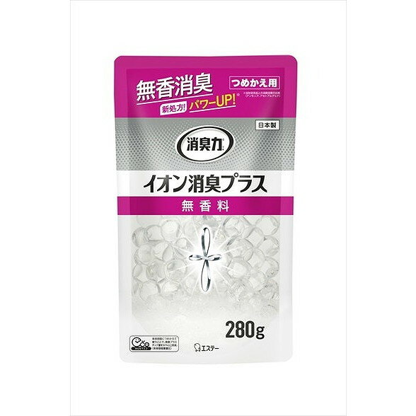 【単品11個セット】消臭力クリアビーズイオン消臭Pかえ無香料 280G エステー(代引不可)【送料無料】