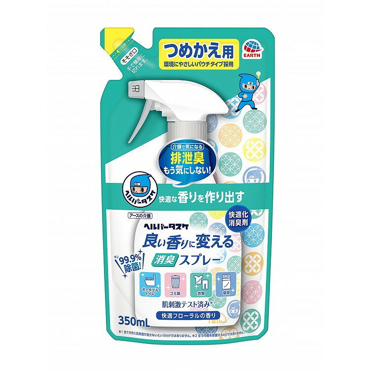 【単品10個セット】HT 消臭スプレー フローラルつめかえ 350M アース製薬(代引不可)【送料無料】
