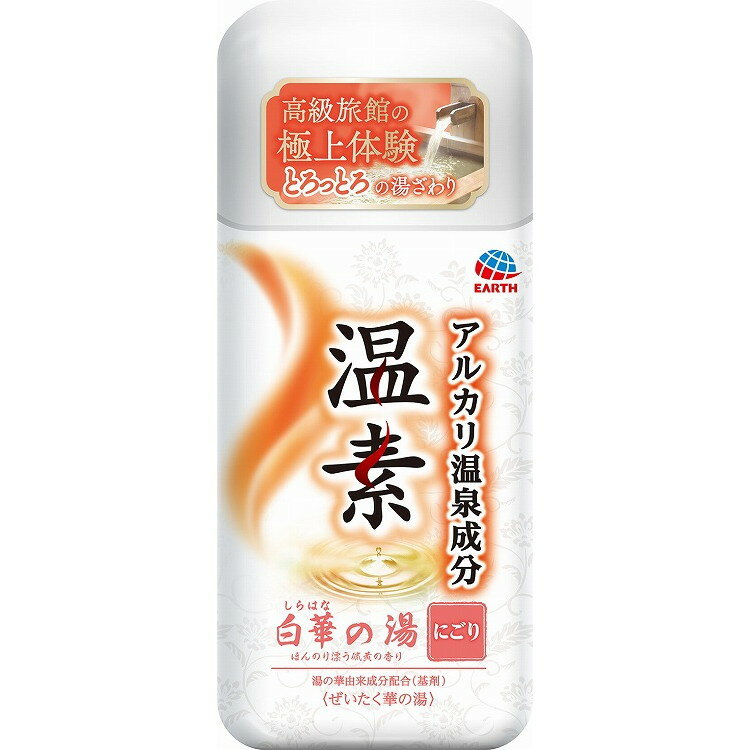 【単品11個セット】温素 白華の湯600G アース製薬(代引不可)【送料無料】