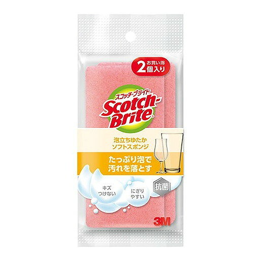 スリーエムジャパン スコッチ・ブライトの関連商品はこちら【単品1個セット】はこちら【単品2個セット】はこちら【単品3個セット】はこちら【単品4個セット】はこちら【単品5個セット】はこちら【単品6個セット】はこちら【単品7個セット】はこちら【単品8個セット】はこちら【単品9個セット】はこちら【単品10個セット】はこちら【単品11個セット】はこちら【単品12個セット】はこちら【単品13個セット】はこちら【単品14個セット】はこちら【単品15個セット】はこちら【単品16個セット】はこちら【単品17個セット】はこちら【単品18個セット】はこちら【単品19個セット】はこちら【単品20個セット】はこちらこのページは4550309002954単品が18個セットの商品ページです【商品特徴】キズをつけずに、少しの洗剤でたっぷり泡立ち、キッチンに馴染むデザインのキッチンスポンジです【製造者】スリーエムジャパン株式会社【生産国】日本【単品内容量】2個※メーカーの都合によりパッケージ、内容等が変更される場合がございます。当店はメーカーコード（JANコード）で管理をしている為それに伴う返品、返金等の対応は受け付けておりませんのでご了承の上お買い求めください。【代引きについて】こちらの商品は、代引きでの出荷は受け付けておりません。【送料について】北海道、沖縄、離島は別途送料を頂きます。