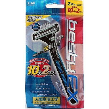 【単品7個セット】BSTX-10P ベステイーEX 首振り10本入 貝印(代引不可)【送料無料】
