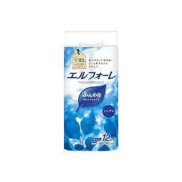 【単品6個セット】エルフォーレトイレットティシュー12R(シングル) 大王製紙(代引不可)【送料無料】