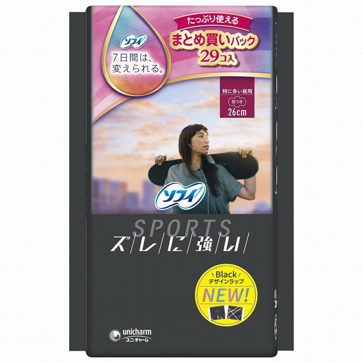 楽天リコメン堂生活館【単品6個セット】ソフィSPORTS260羽つき29枚 ユニ・チャーム（代引不可）【送料無料】