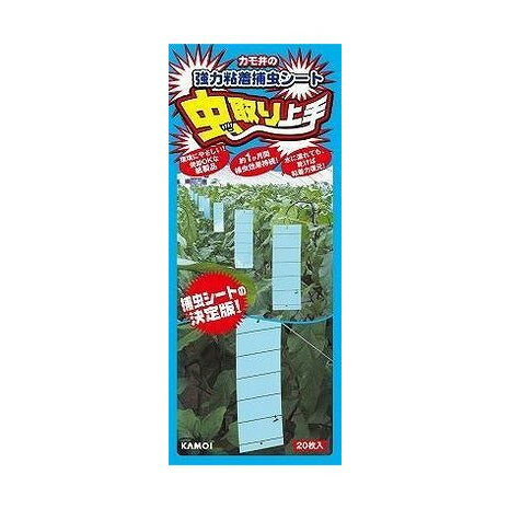 【単品18個セット】 虫取り上手青色20枚 カモ井加工紙株式会社(代引不可)【送料無料】