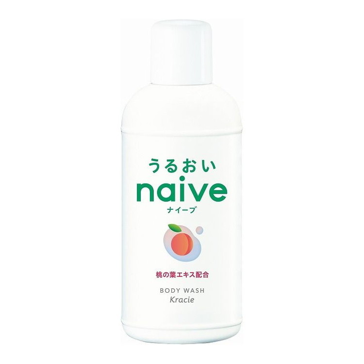 【単品4個セット】 ナイーブボディソープ桃の葉ミニ80ML クラシエホームプロダクツ販売(代引不可)