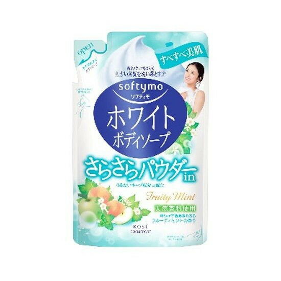 【単品12個セット】 ソフティモホワイトBSパウダーイン替420ML コーセーコスメポート株式会社(代引不可)【送料無料】