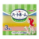 【単品4個セット】 ハートホームキッチンスポンジソフト3P キクロン株式会社(代引不可)