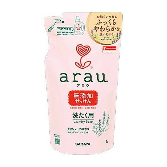 【単品13個セット】 アラウ洗たく用せっけん詰替用1000ML サラヤ株式会社(代引不可)【送料無料】 1