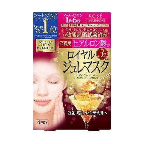 こちらは4971710387308単品が18個セットの商品ページです。以下、単品説明文【単品商品説明】高濃度にうるおい美容成分をたっぷり配合、濃厚美容液ジュレマスク【製造者】コーセーコスメポート株式会社【生産国】日本【内容量】4包【商品区分】化粧品【成分】水・グリセリン・DPG・エタノール・BG・アセチルグルコサミン・アルガニアスピノサ核油・クインスシードエキス・ヒアルロン酸Na・ユビキノン・ローヤルゼリーエキス・EDTA−2Na・（アクリレーツ／アクリル酸アルキル（C10−30））クロスポリマー・イソステアリン酸PEG−50水添ヒマシ油・エチルヘキサン酸セチル・カルボマー・ヒドロキシエチルセルロース・水酸化Na・フェノキシエタノール・メチルパラベン・香料・カラメル 【代引きについて】こちらの商品は、代引きでの出荷は受け付けておりません。【送料について】北海道、沖縄、離島は送料を頂きます。